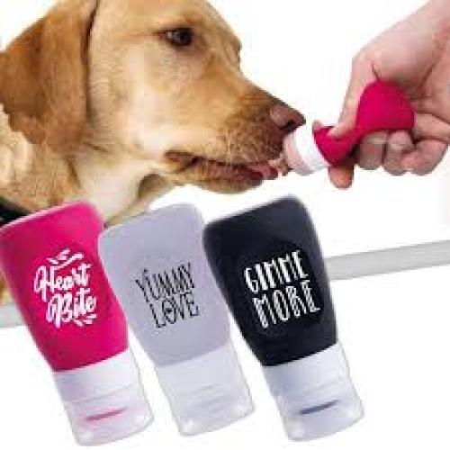 Trainings Futtertube Heart grau 85 ml Hund