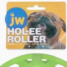 JW Hol-ee Roller Jumbo Grün – Gitterball für Hunde