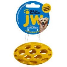 JW Hol-ee Football Mini Hundespielzeug Gitterball