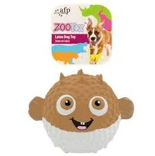 AFP Bouncy Puffer Hundespielzeug Kugelfisch hüpfend