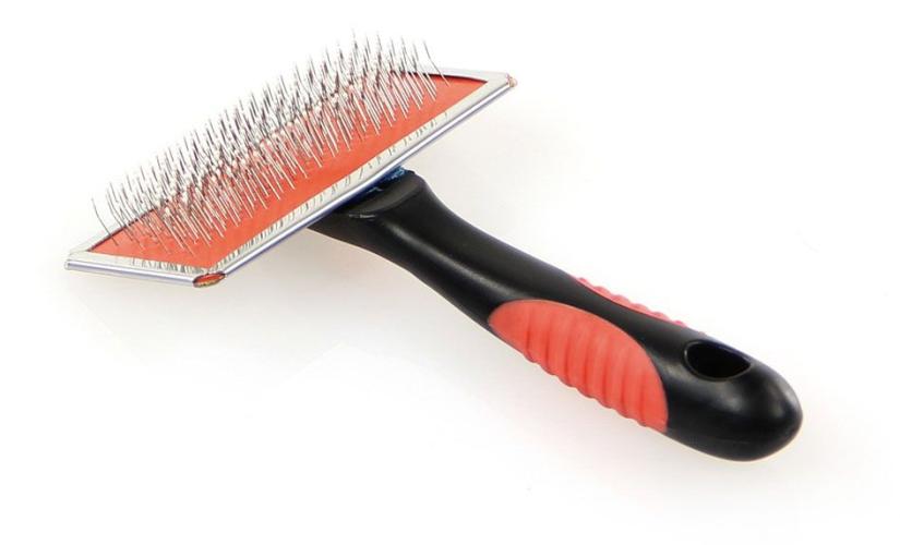 Softzupfbürste S mit Edelstahlkopf 6 cm inkl. Reinigungskamm