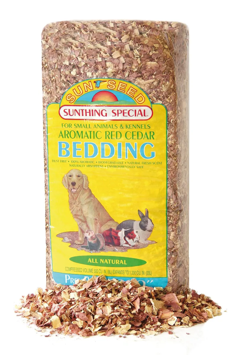 Sunseed Zedernholz Einstreu rot 16 l für Kleintiere