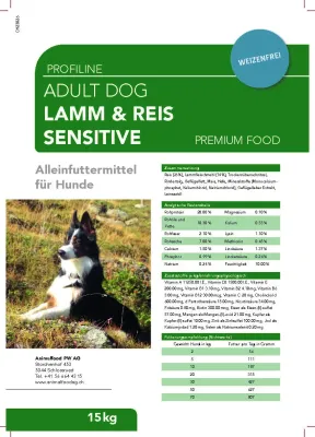 Profiline Lamm & Reis Sensitive 2kg