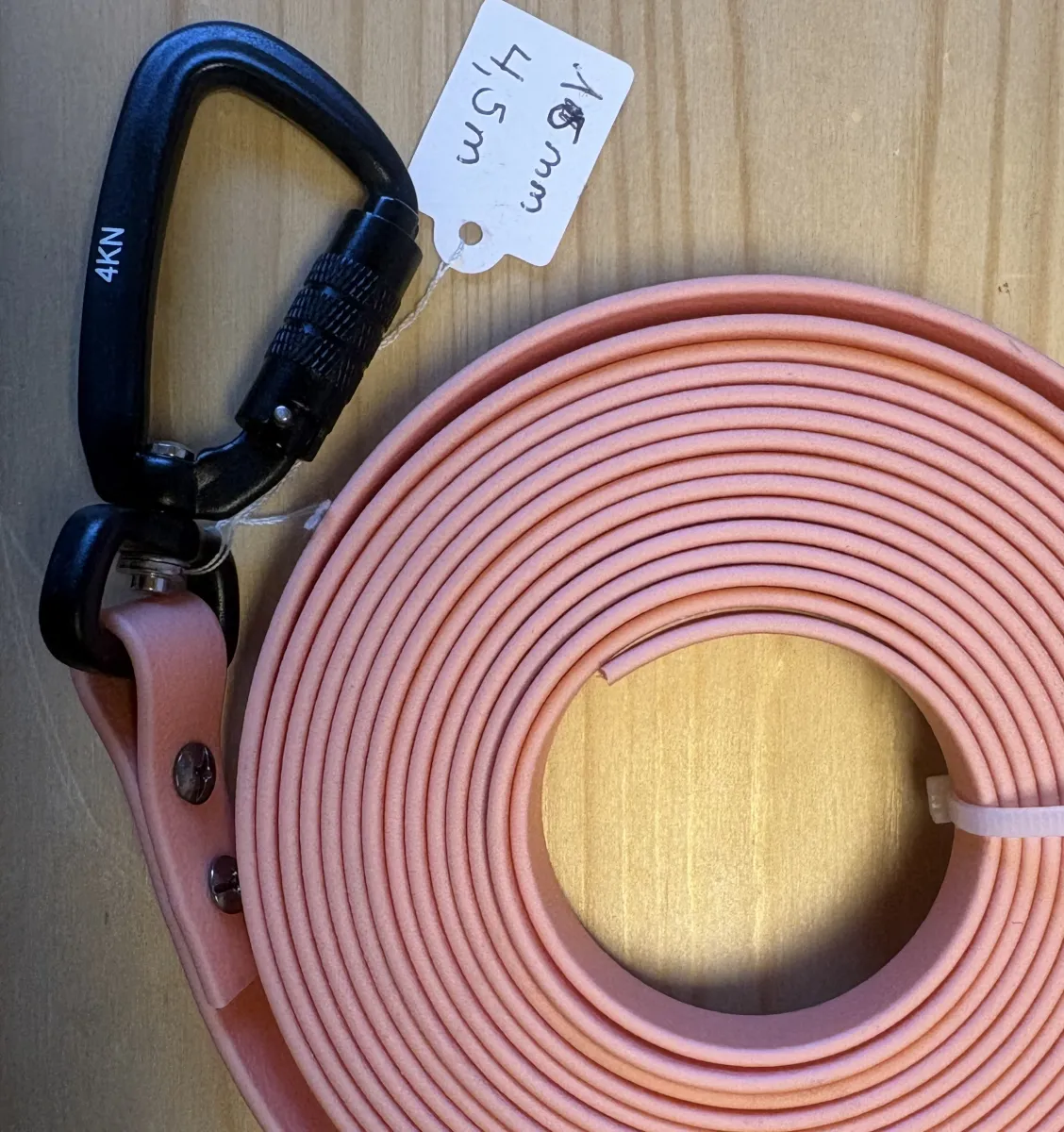 HZO Schleppleine, 15mm, 4,5 m, Rosa