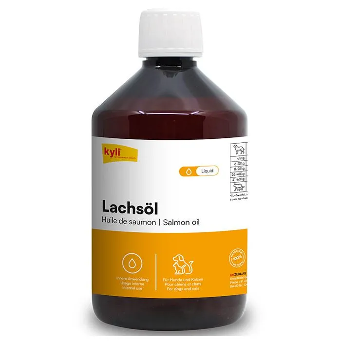 kyli Lachsöl für Hunde & Katzen 500 ml kaltgepresst