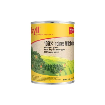 kyli 100% Wildfleisch für Hunde 400 g Nassfutter