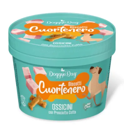 Cuorenero Ossicini Schinken Hundekekse 150 g von Doggye Bag