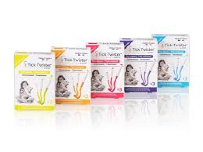 Tick Twister by O’TOM – 3 Zeckenhaken für Katzen & Hunde assortiert