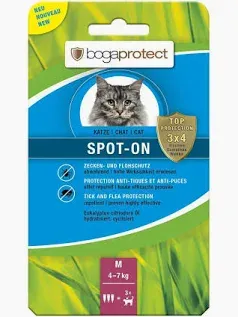 bogaprotect Spot‑On M – 3 × 1.2 ml Parasiten‑Schutz für Katzen