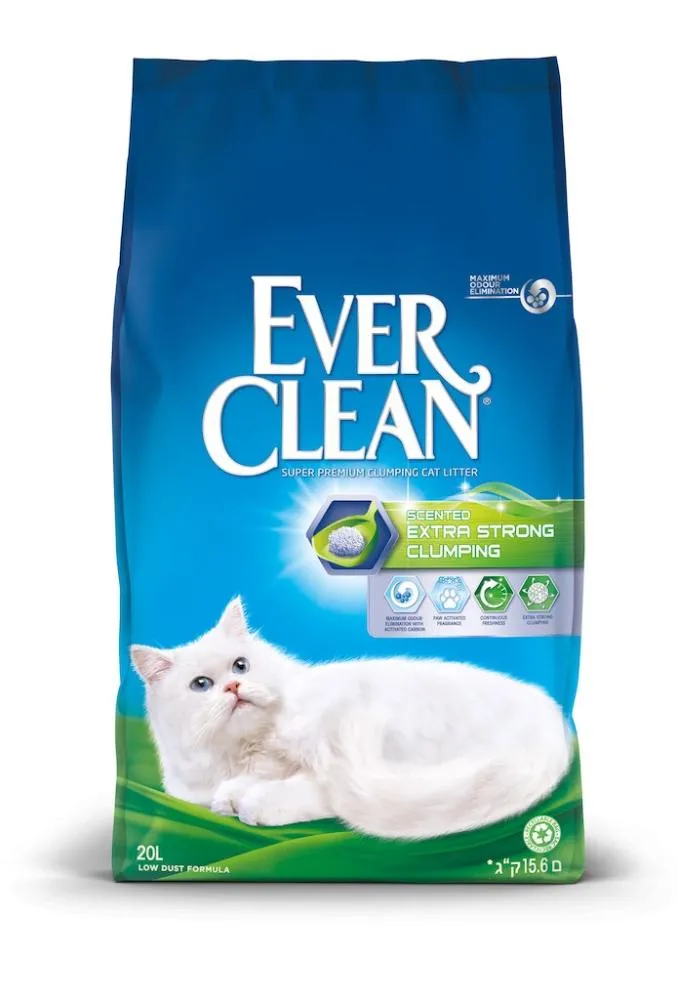 Ever Clean Extra Strong Clumping Scented Katzenstreu 20L
