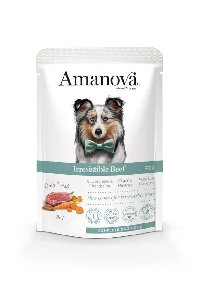 Amanova Adult Pouch Rind getreidefrei 12 X 100 g