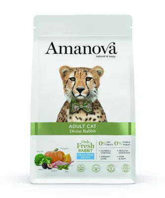 Amanova Adult Cat Kaninchen GF Katzenfutter 1.5kg