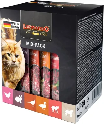 Leonardo Mix-Pack Nassfutter Katze 6x85 g Multipack