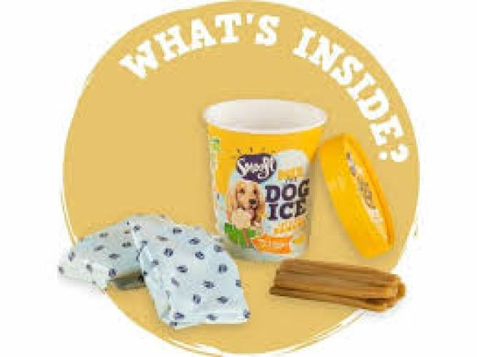 Smoofl Bananeneis Hundeeis Mischung für Hunde 160 g