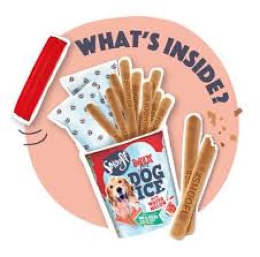 Smoofl Wassermelonen Hundeeis Mischung für Hunde 160 g