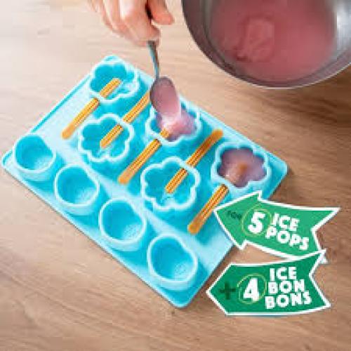 Smoofl Eiscremeform XS Blau Silikon für Hundeeis