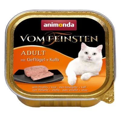 Animonda Vom Feinsten Katze Geflügel und Kalb Nassfutter