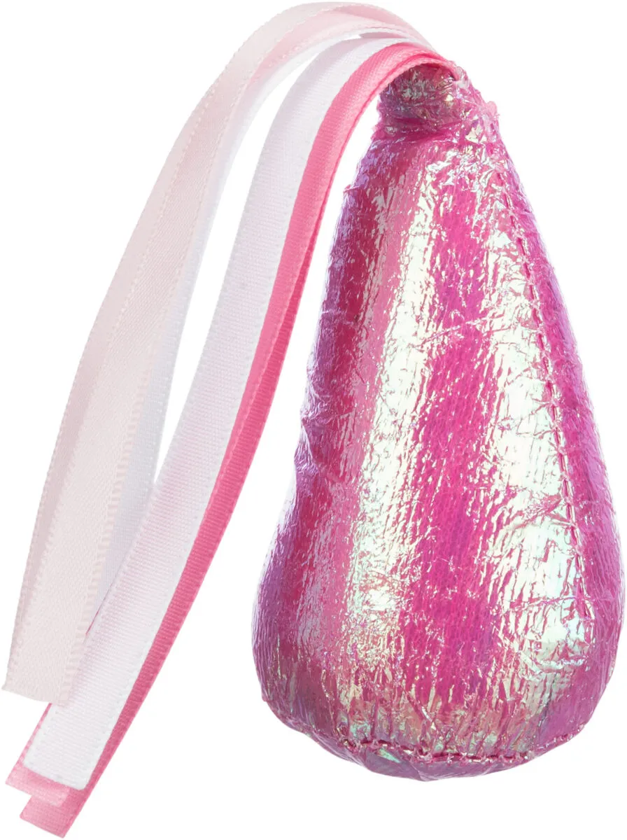 Glitzer-Kegel Katzenspielzeug mit Katzenminze 8 cm diverse Farben