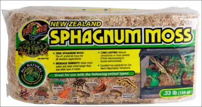 Zoo Med New Zealand Sphagnum Moos 150 g, Terrarium Torf Moos
