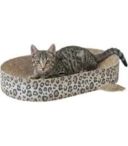 Trixie Kratzbett Leo mit Katzenminze 60×10×35 cm creme