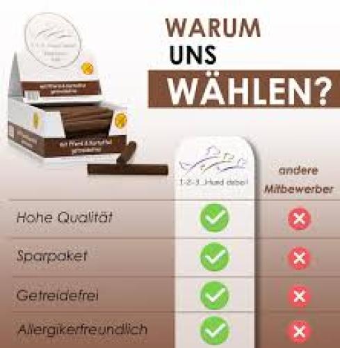 Mascota Kaurolle XXL Pferd & Kartoffel Hundesnack 50 Stück