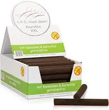 Unverpackt: Mascota Kaurollen XXL Kaninchen & Kartoffel 1 Stk Hundesnack
