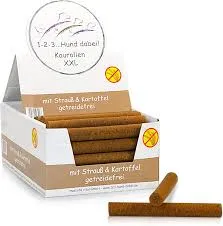 Unverpackt: Mascota Kaurollen XXL Strauß & Kartoffel 1 Stk Hundesnack