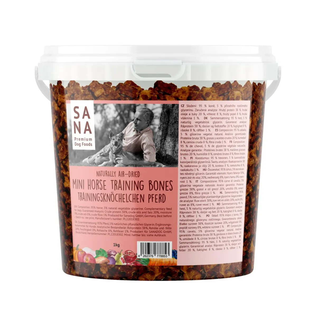 Sana Dog Trainingsknöchelchen Pferd 1kg