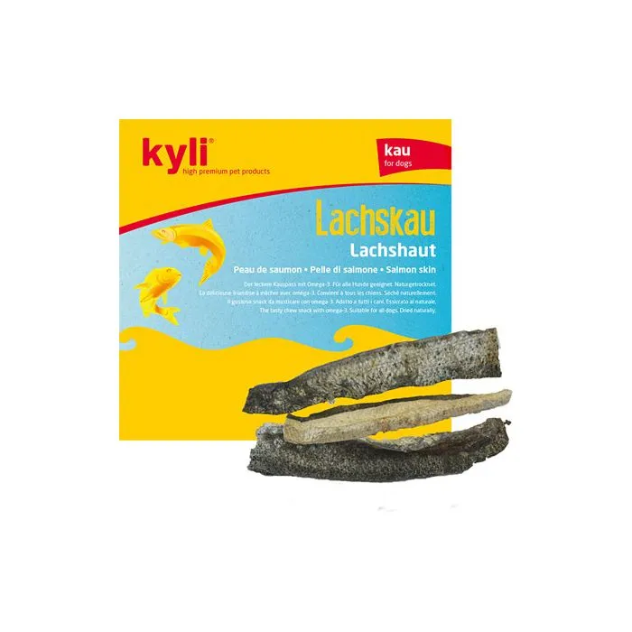 kyli Lachskau Hund Kausnack 24 cm 150 g