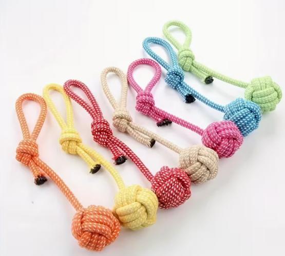 hundespielzeug-seilball-mit-griff-27-cm-assortiert-164005