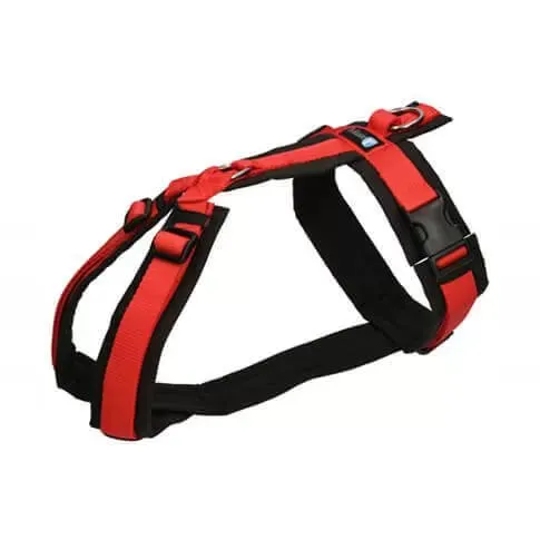 Anny-X Fun Brustgeschirr XS schwarz/rot