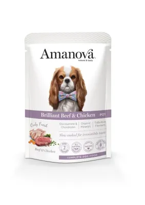 Amanova Adult Brilliant Rind & Huhn GF Nassfutter 100 g