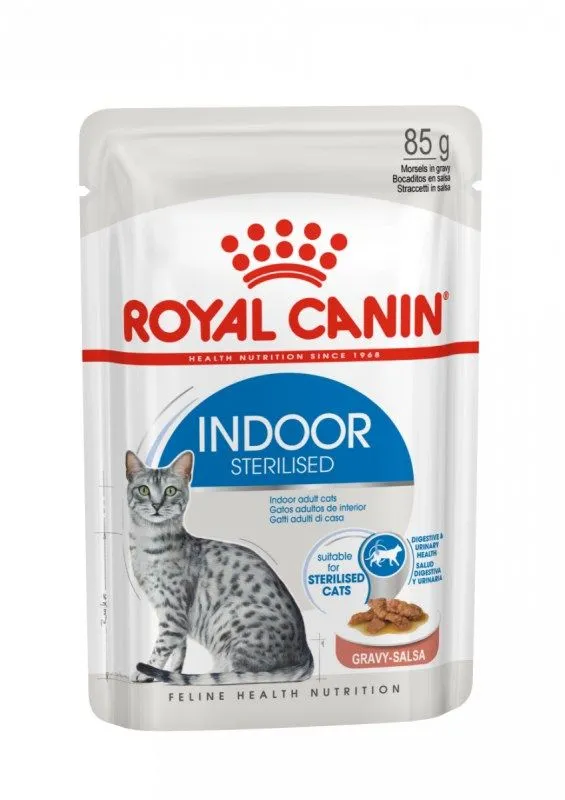 Royal Canin Indoor in Sauce Katzenfutter 12 X 85g