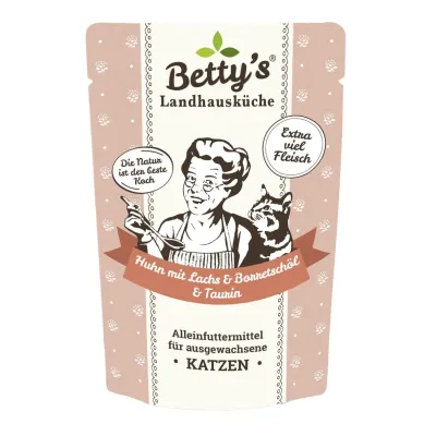 Betty's Landhausküche Huhn & Lachs 100g Alleinfutter