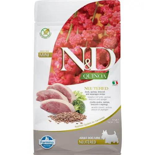 Farmina N&D Quinoa Neutered Mini Ente Brokkoli 800g