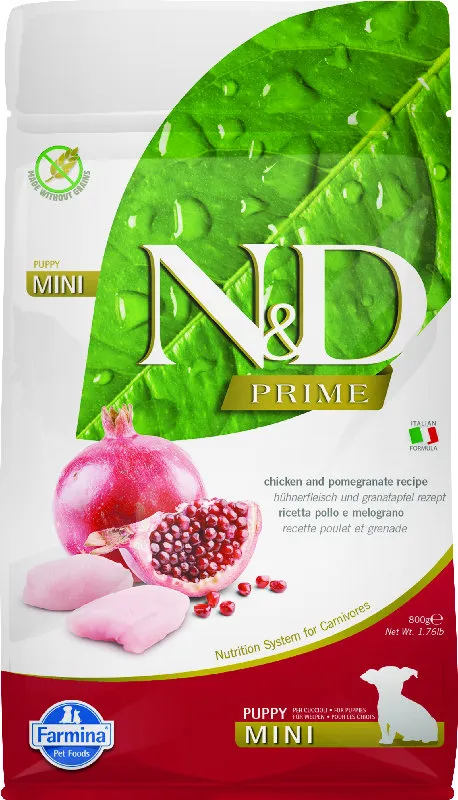 Farmina N&D Prime Puppy Mini Huhn Granatapfel 800g