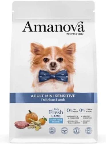 Amanova Adult Mini Sensitive GF Lamm Hundefutter 2 kg