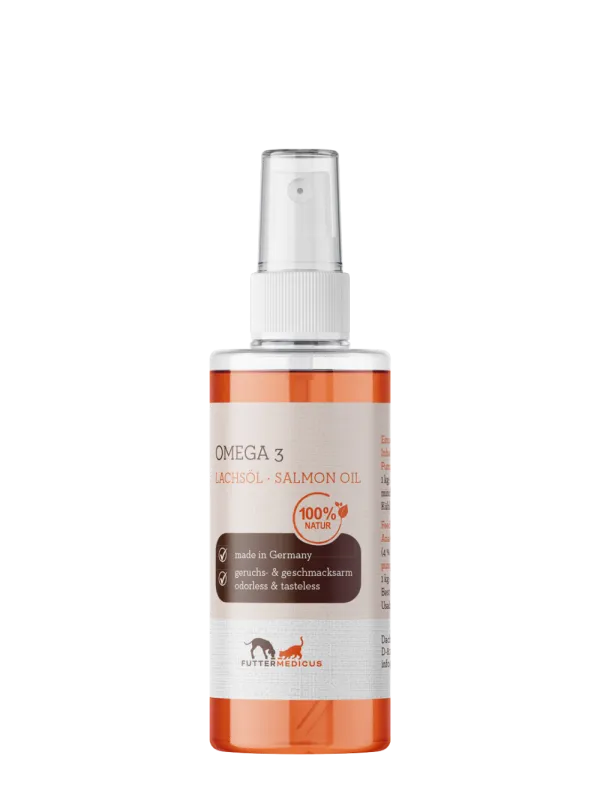 Futtermedicus Omega 3 Lachsöl für Hunde und Katzen 50 ml