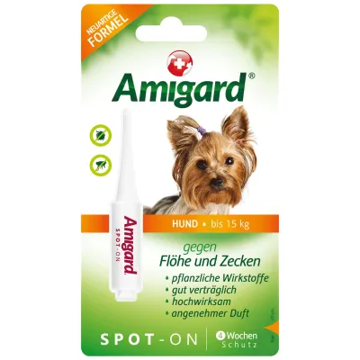 Amigard Spot-on Hund 1 x 2 ml bis 15 kg