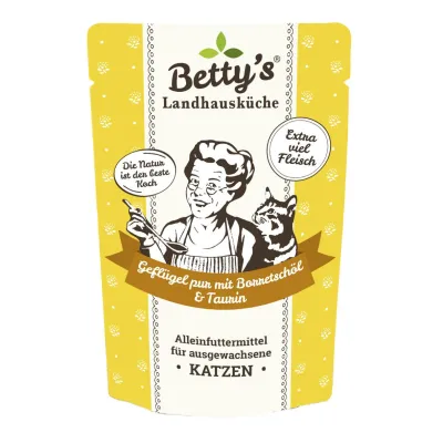 Betty's Landhausküche Geflügel pur 100 g Natur pur Beutel
