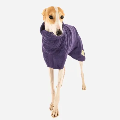 Ruff and Tumble Classic Collection Klassischer Hundetrockenmantel – Heather XXXS