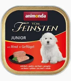 Animonda Vom Feinsten mit Rind & Geflügel Junior Nassfutter Hund