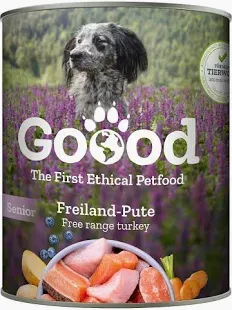 Canine Senior Freiland-Pute, Goood, Getreidefrei, Senior, All Breed, Alleinfutter, 800g