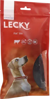 Lexky Flat' Stix Hundesnack 120 g Kaustreifen