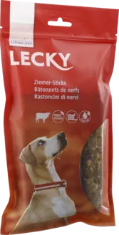 Lecky Ziemer-Sticks Hundesnack 4 Stück Kauartikel