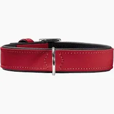 Hunter Softie Halsband S-M rot schwarz 36–44 cm