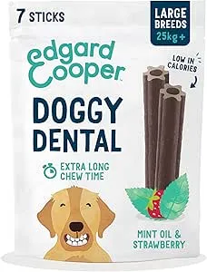 Edgard Cooper Doggy Dental Minze & Erdbeere Large