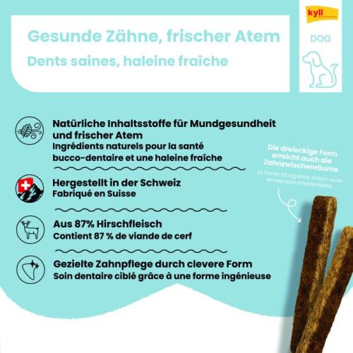 kyli Dental Sticks Hirsch 7 Stk.