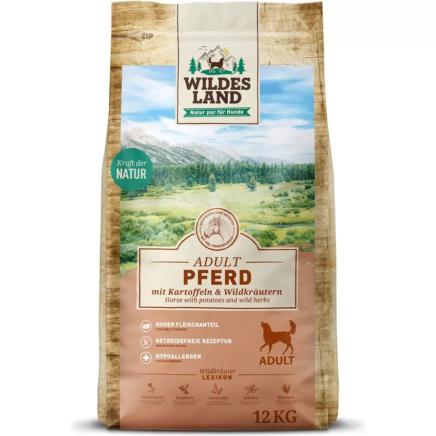 Wildes Land Pferd mit Kartoffel 12 kg