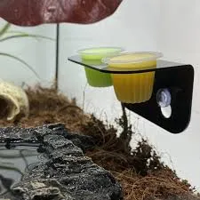 Komodo Twin Jelly Pot Holder Futtergel Halter für Reptilien